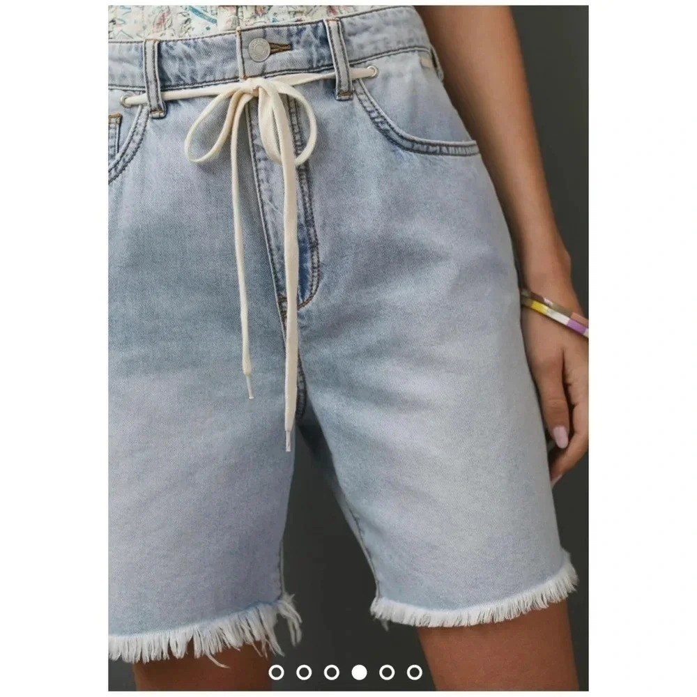 Anthropologie Pilcro Cinched Bermuda Shorts - Size 24